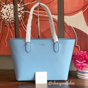 Kate Spade blue tote NEW!